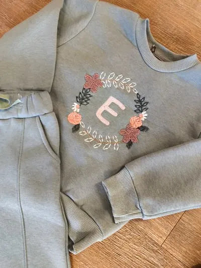 Ensemble Jogging Hiver Fille Confort Style Douillet taille de 3 à 6 ans ref 6071 ALL FOR KIDS