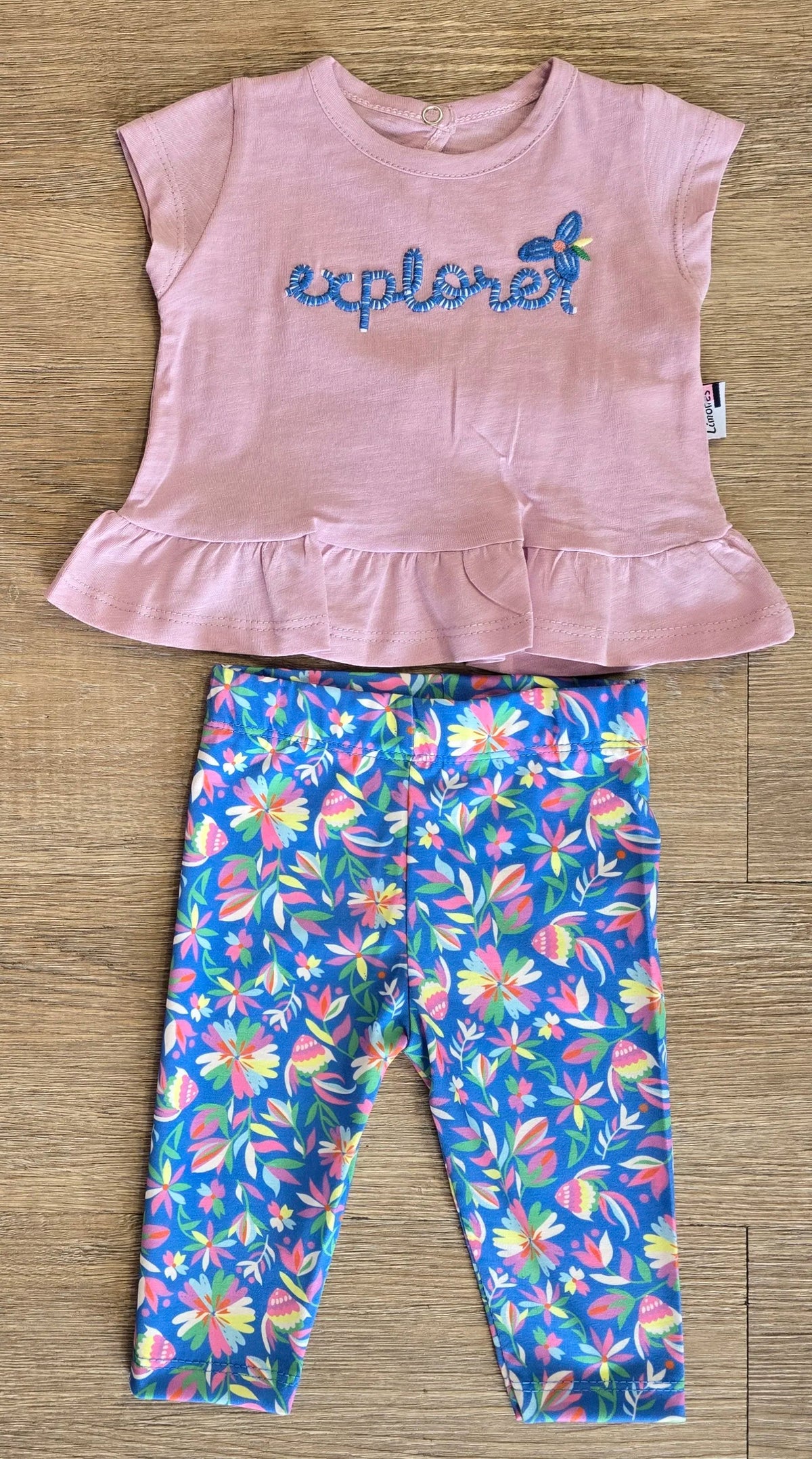 Tenue bébé fille Explorer 100 % coton