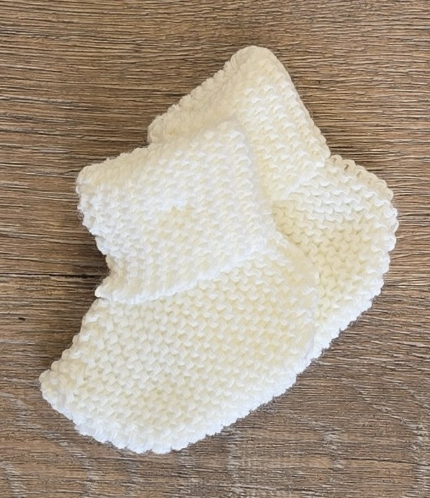Ensemble naissance bébé 3 pièces en laine avec combinaison, bonnet et chaussettes