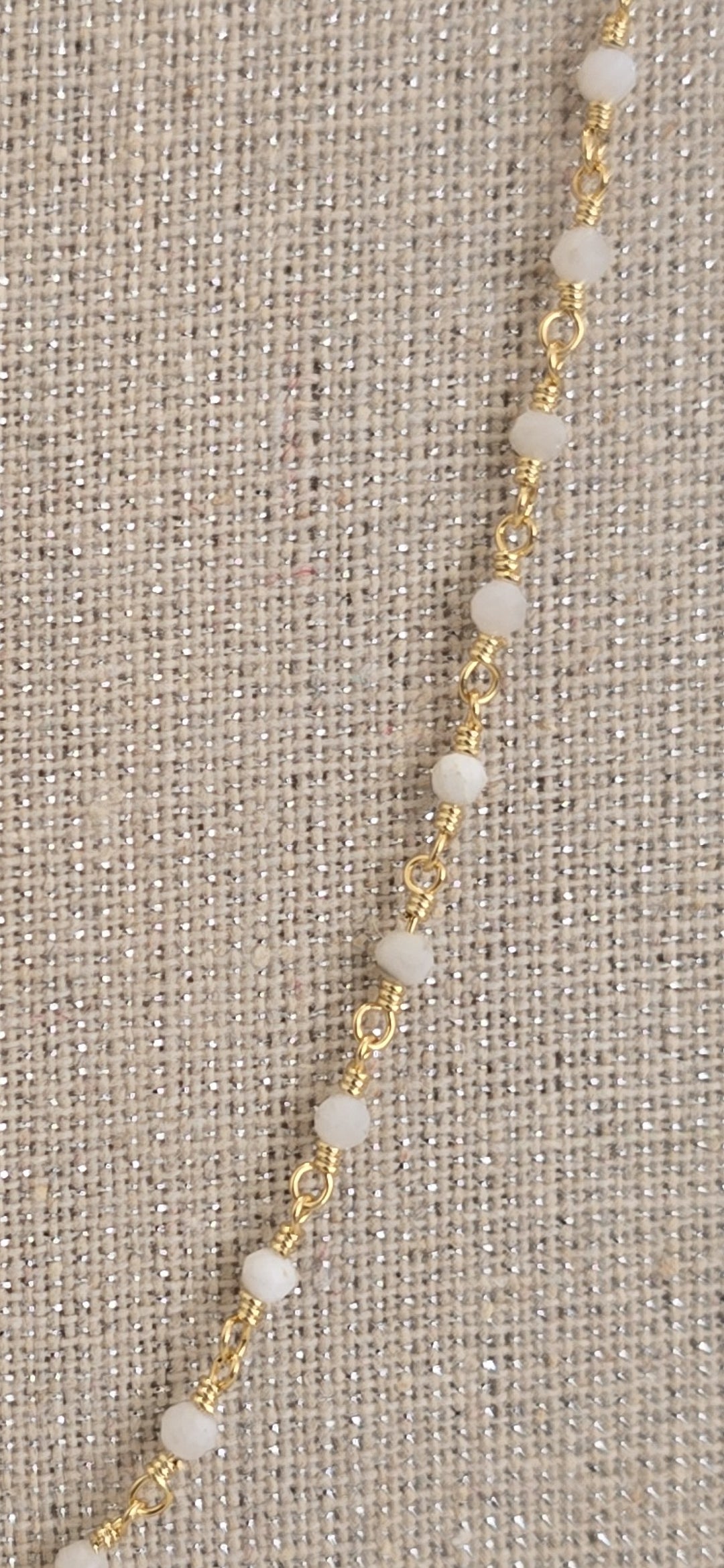Collier femme perles blanches ALL FOR KIDS