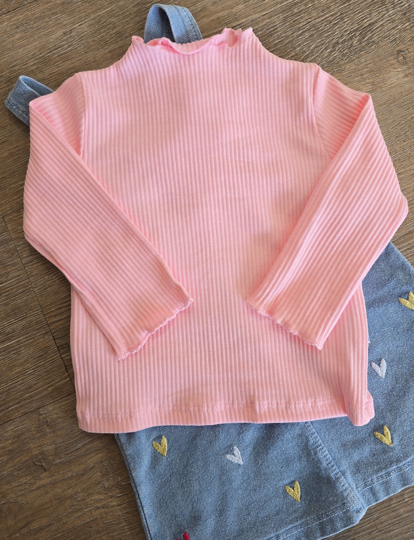 Ensemble salopette effet jean taille de 9 à 24 mois 100% coton ref 0343