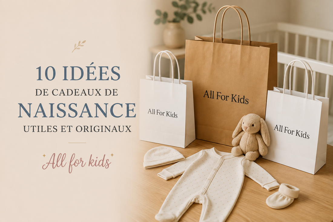 10 idées de cadeaux de naissance utiles et originaux.