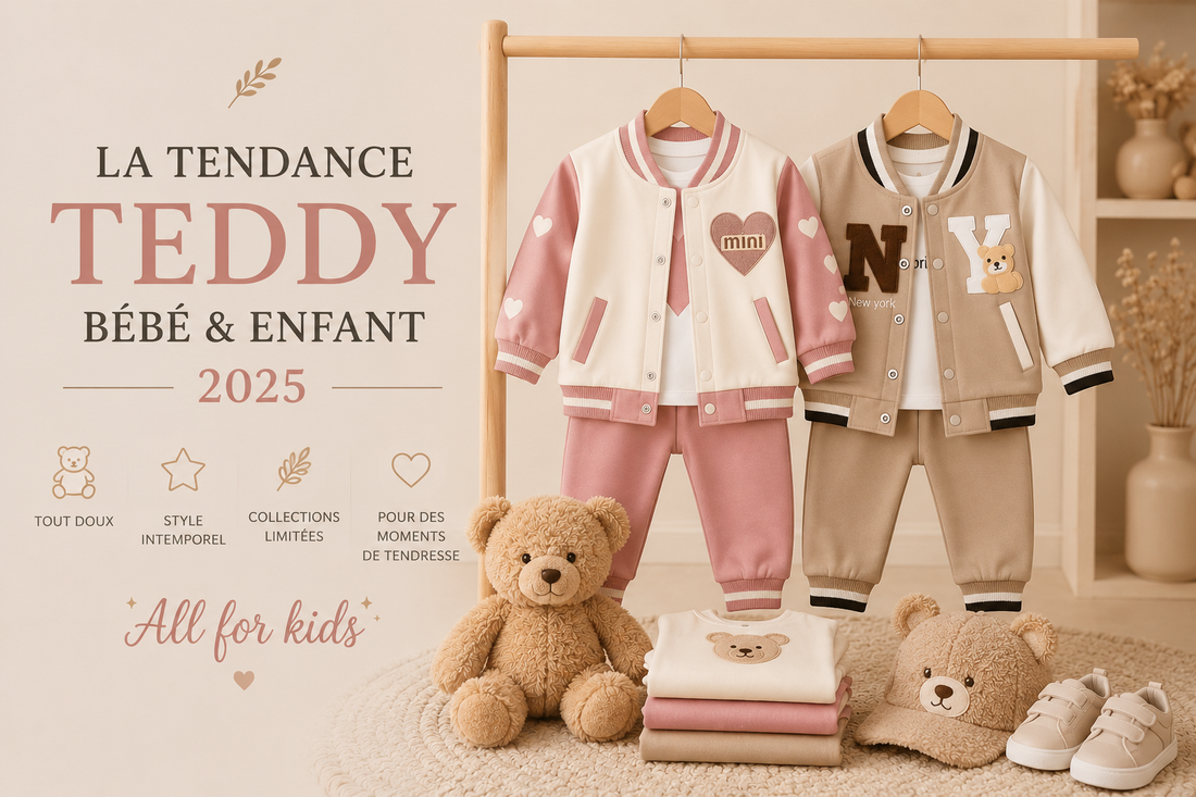 La tendance TEDDY bébé et enfant 2025