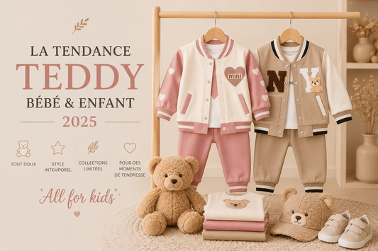 La tendance TEDDY bébé et enfant 2025