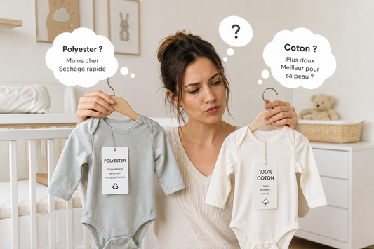 coton ou polyester pour les bébés