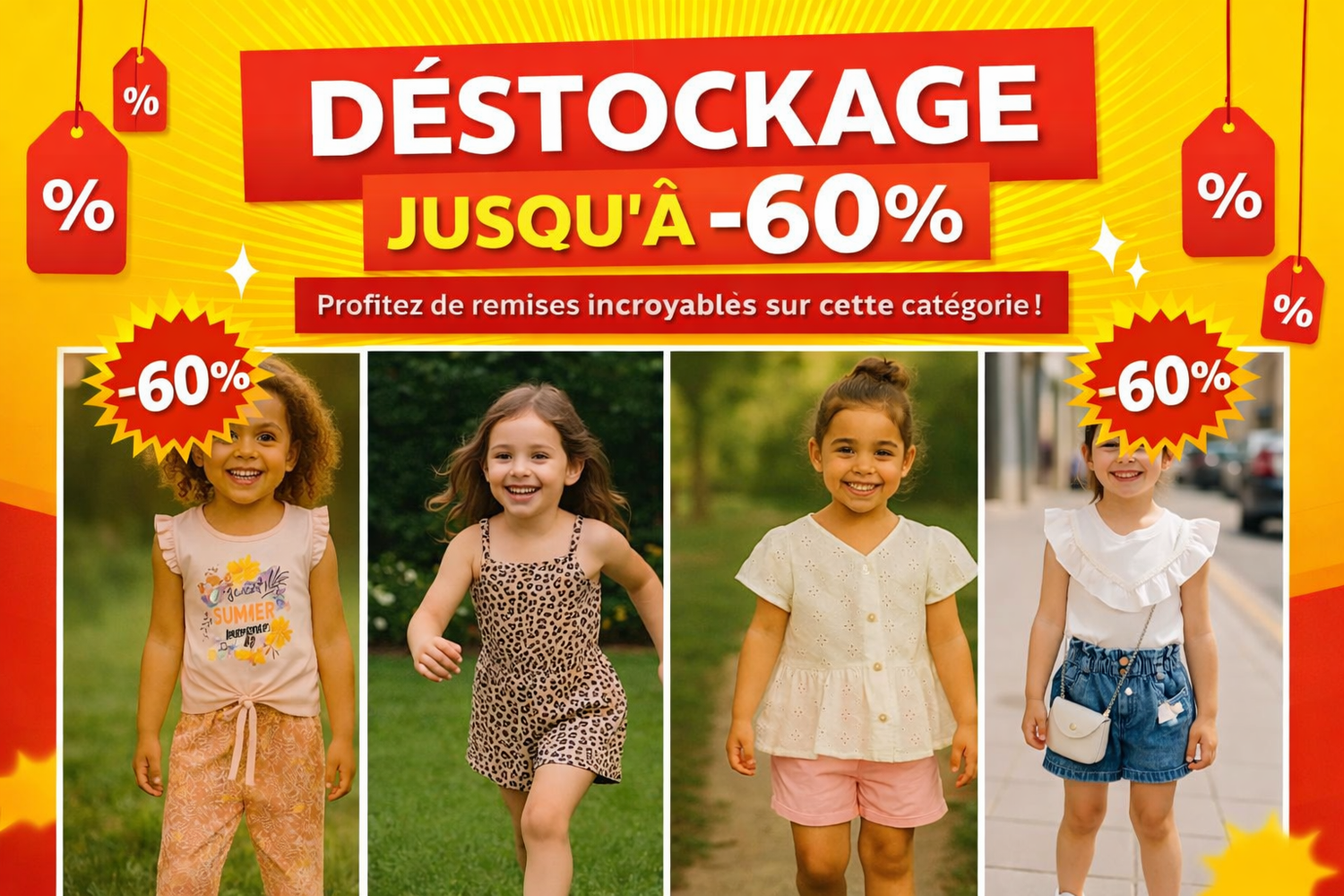 Vêtement-Fille-Printemps-Été ALL FOR KIDS