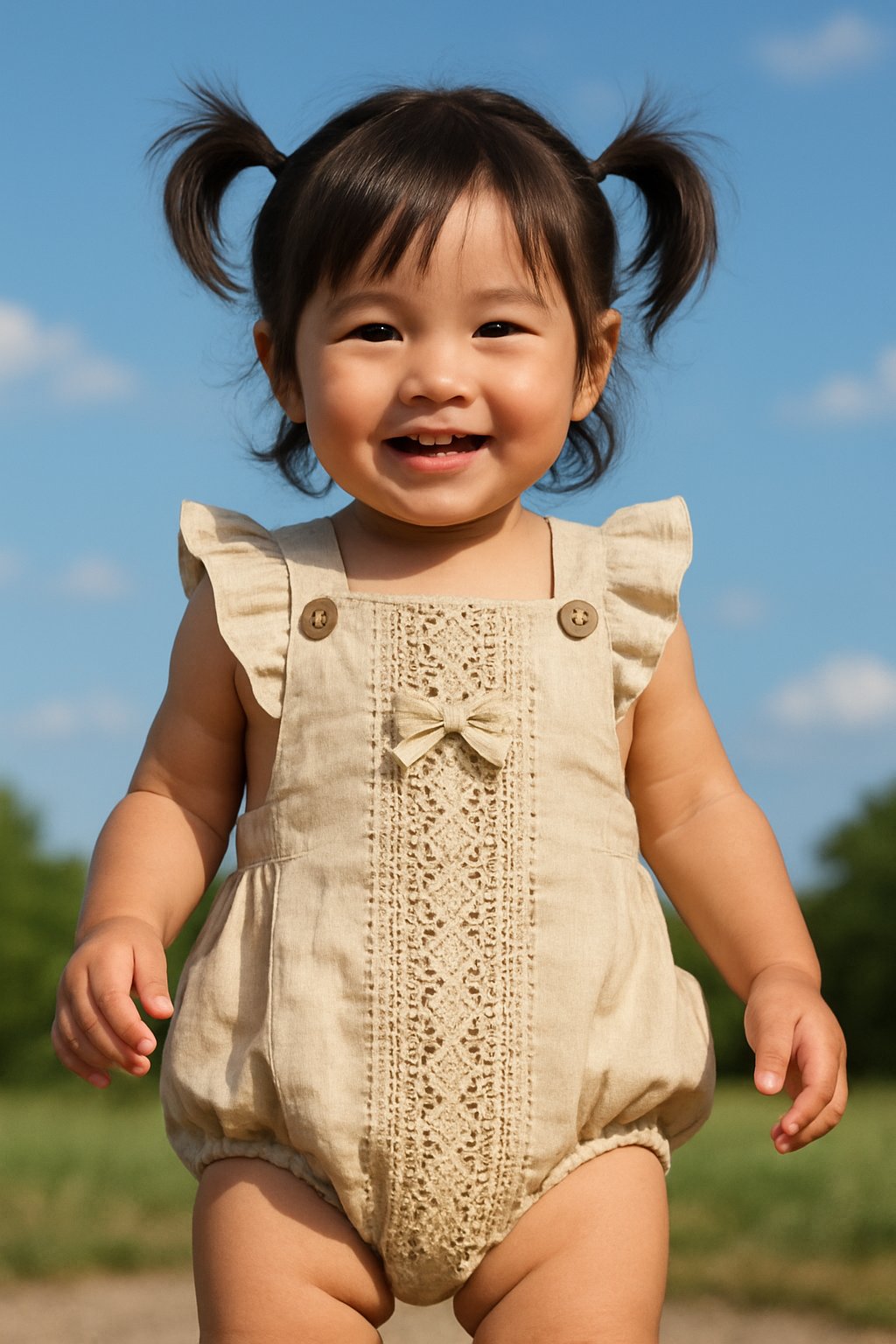 Bébé fille printemps été