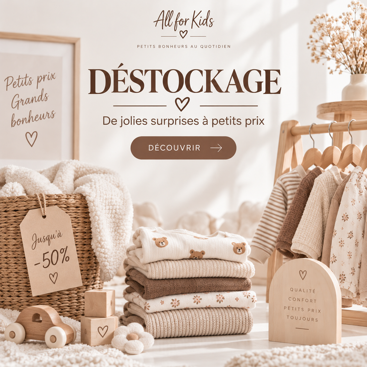 Déstockage vêtements fille et garçon 3 à 5 ans All for Kids
