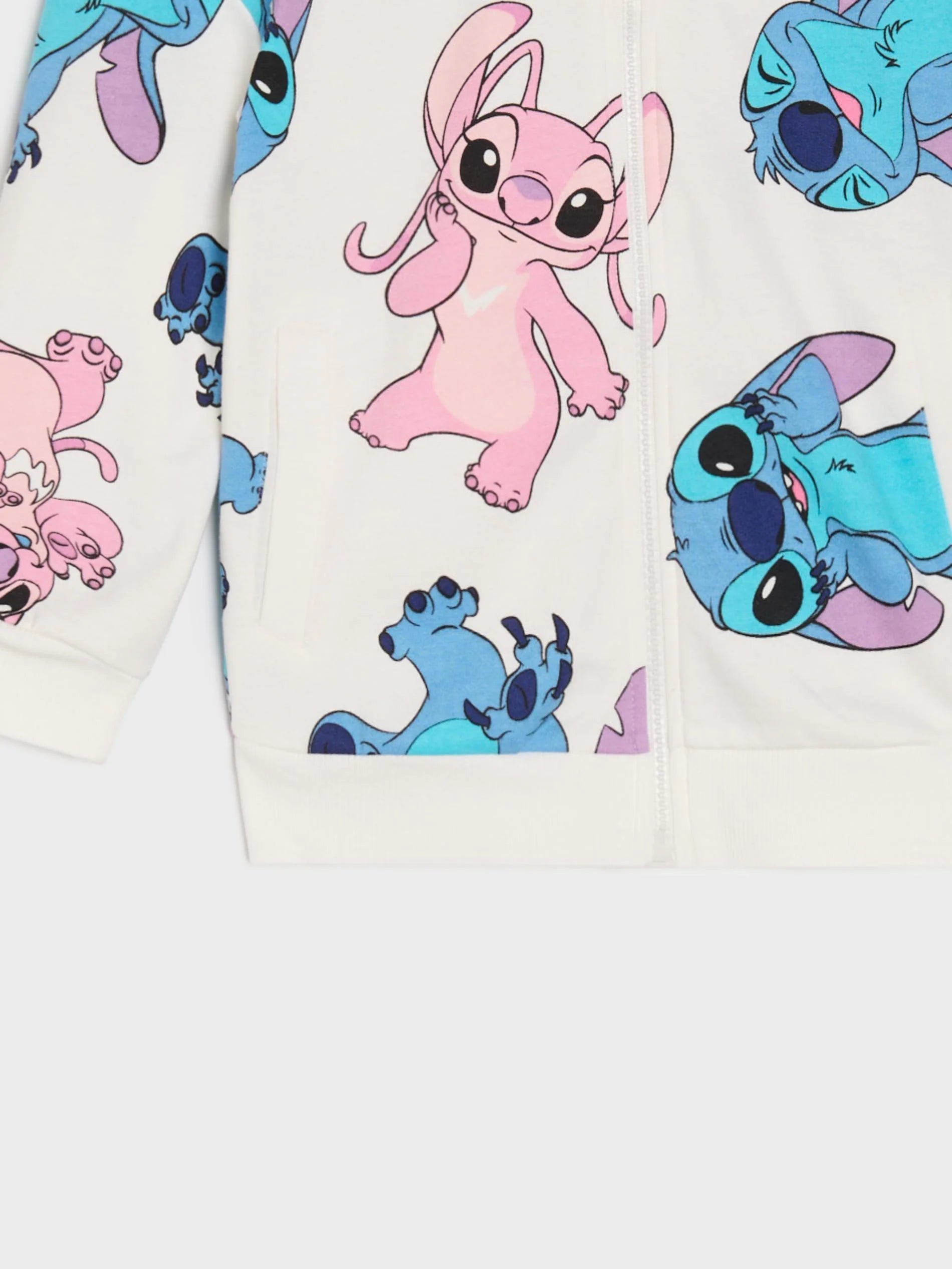 Sweat à Capuche Stitch & Angel Disney Enfant 3 à 10 ans ref 035 ALL FOR KIDS