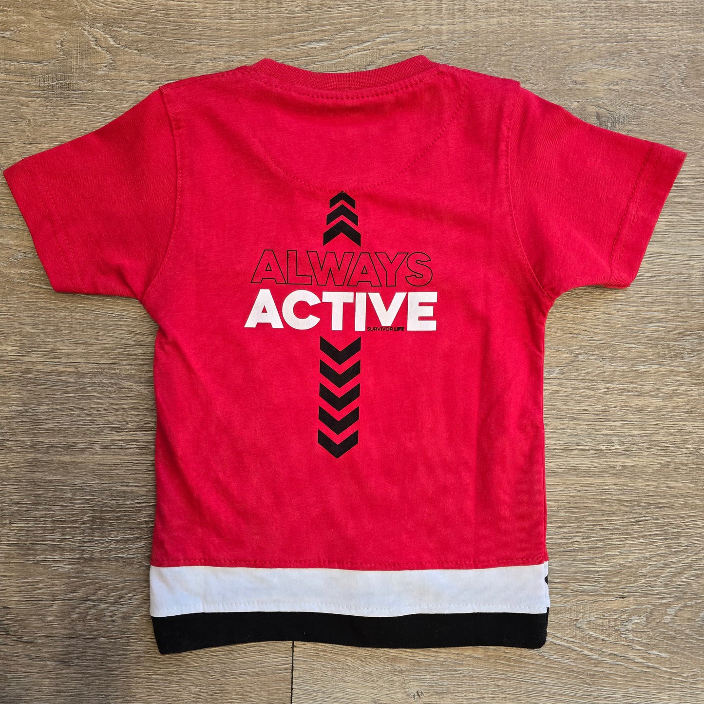 Tee-shirt bébé garçon Always Active 100% coton dernière taille 1 ans ref 5370 ALL FOR KIDS