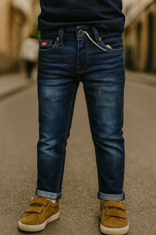 Jean garçon Lee Cooper Denim brut stretch dernière taille 14 ans ref 07 ALL FOR KIDS