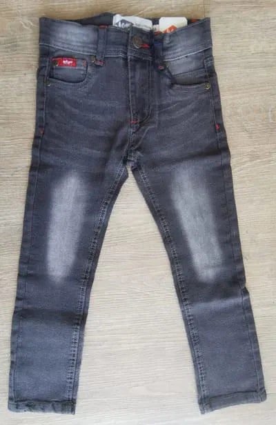 Jean slim gris garçon Effet usé et stretch confort dernière taille 4 ans ref 09 ALL FOR KIDS