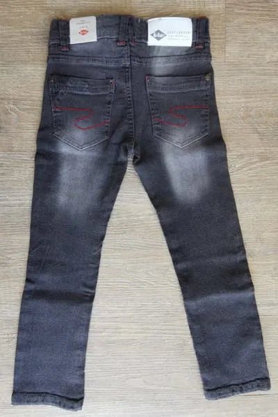 Jean slim gris garçon Effet usé et stretch confort dernière taille 4 ans ref 09 ALL FOR KIDS