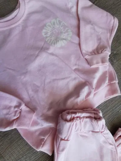 Ensemble fille en coton dernière taille 3 ans ref 3428 ALL FOR KIDS
