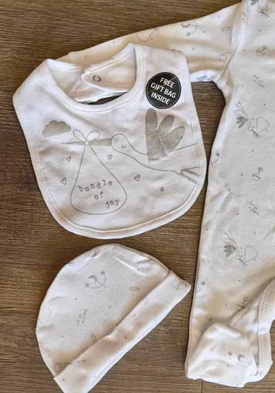 Coffret naissance fleuri 5 pièces Bébé mixte 3/6 mois coton ref 6231 ALL FOR KIDS