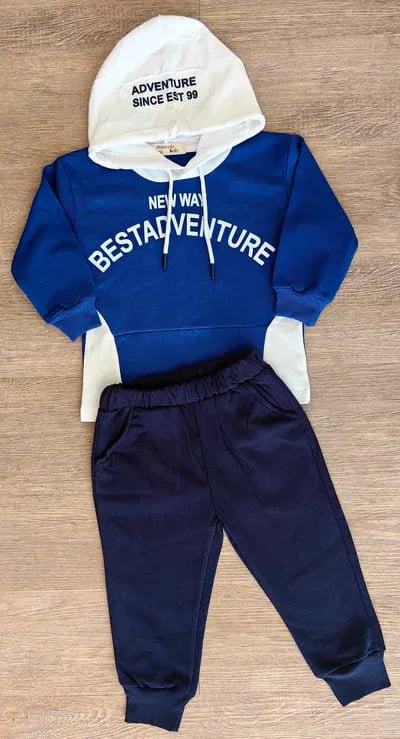 Ensemble de survêtement garçon Adventure capuche dernière taille 5 ans ref 2303 ALL FOR KIDS