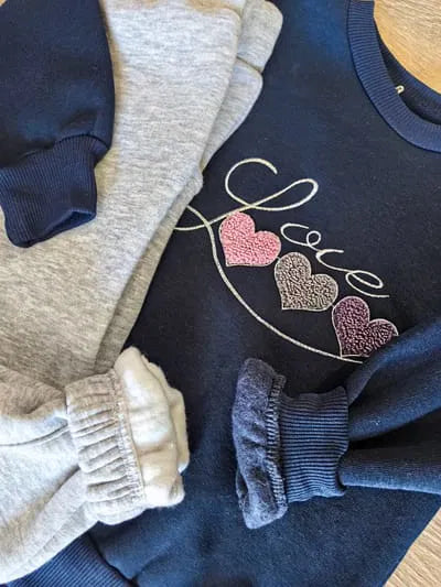 Ensemble Jogging Hiver "Love" – Douceur, Chaleur & Style taille de 3 à 6 ans ref 6079 ALL FOR KIDS