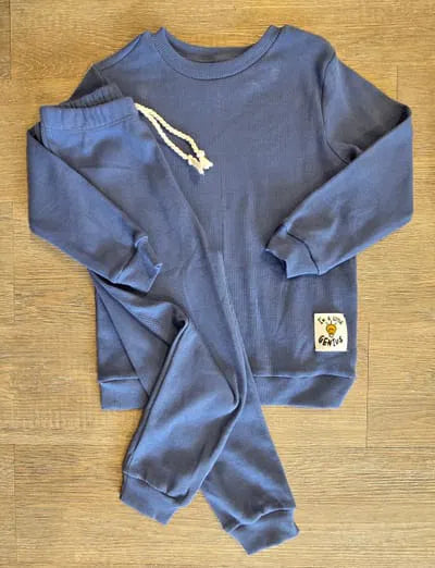 Ensemble de jogging enfant coton ensemble bleu, beige ou vert taille de 3 à 6 ans 5149 ALL FOR KIDS
