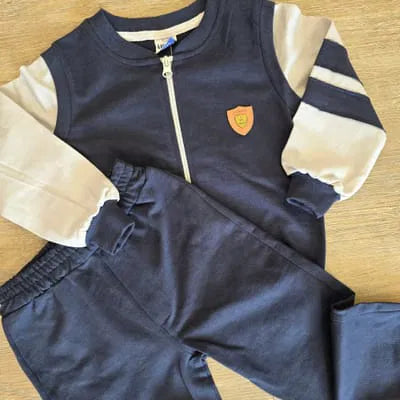 Ensemble de jogging enfant coton veste zippée à capuche et pantalon taille de 3 à 6 ans ref 5606 ALL FOR KIDS