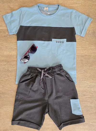 Ensemble garçon avec lunettes ref 1786 ALL FOR KIDS