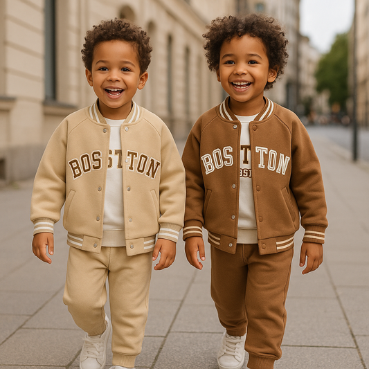 Ensemble Teddy "Boston" garçon  3 pièces 100% coton taille de 2 à 5 ans ref 5381 ALL FOR KIDS
