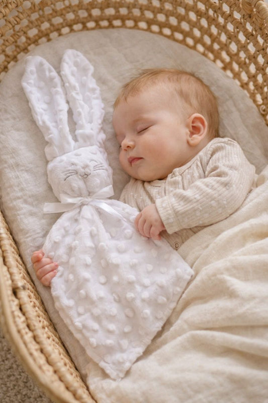 Doudou minky blanc ref 2849