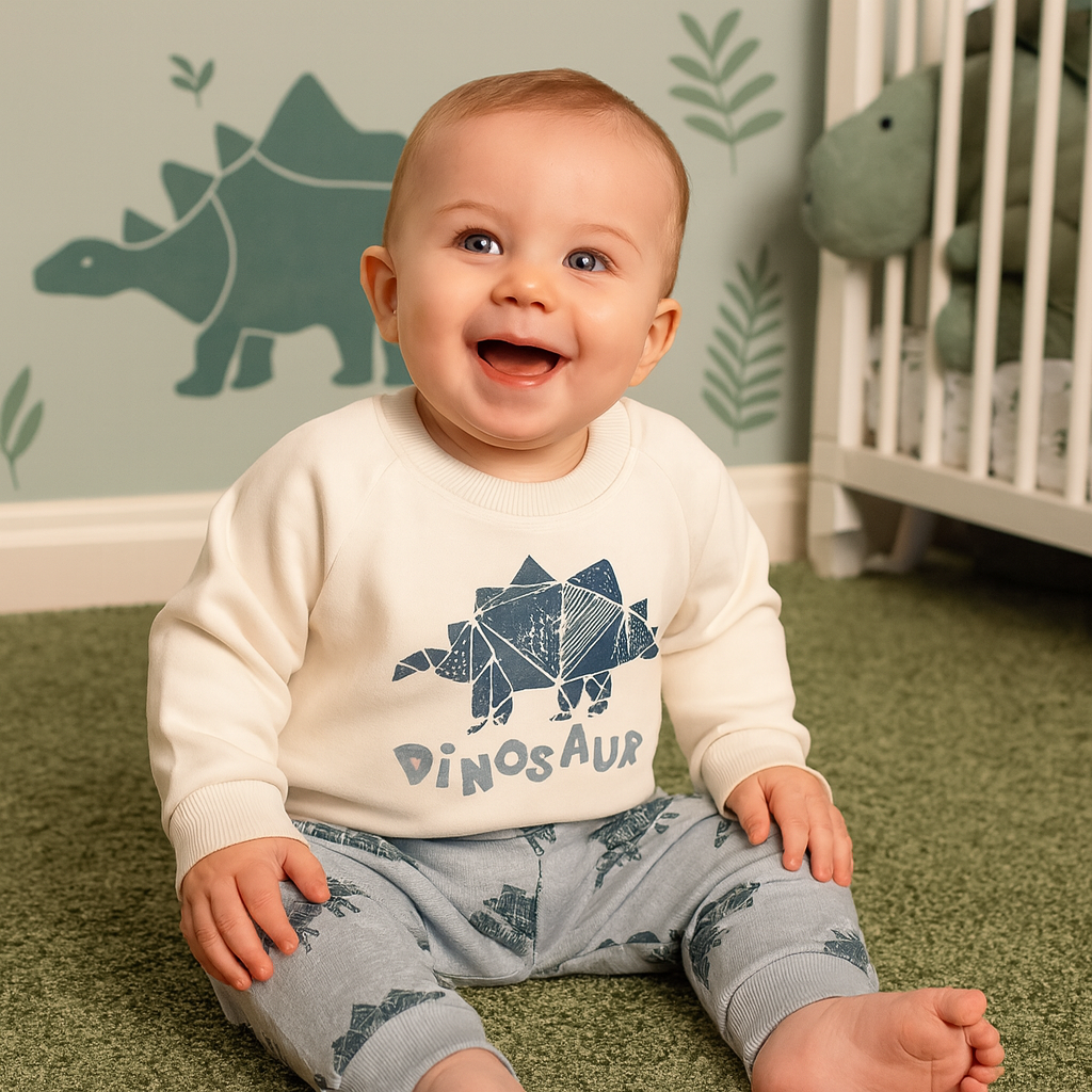 Ensemble Dino  70% coton et 30% polyester  3652 ALL FOR KIDS