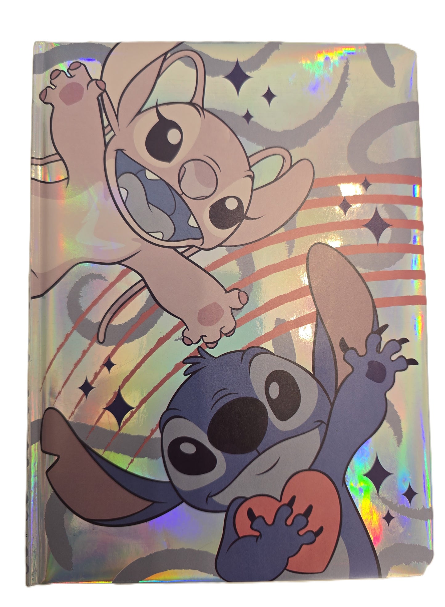 Carnet Stitch & Angel holographique Disney ref 382 ALL FOR KIDS