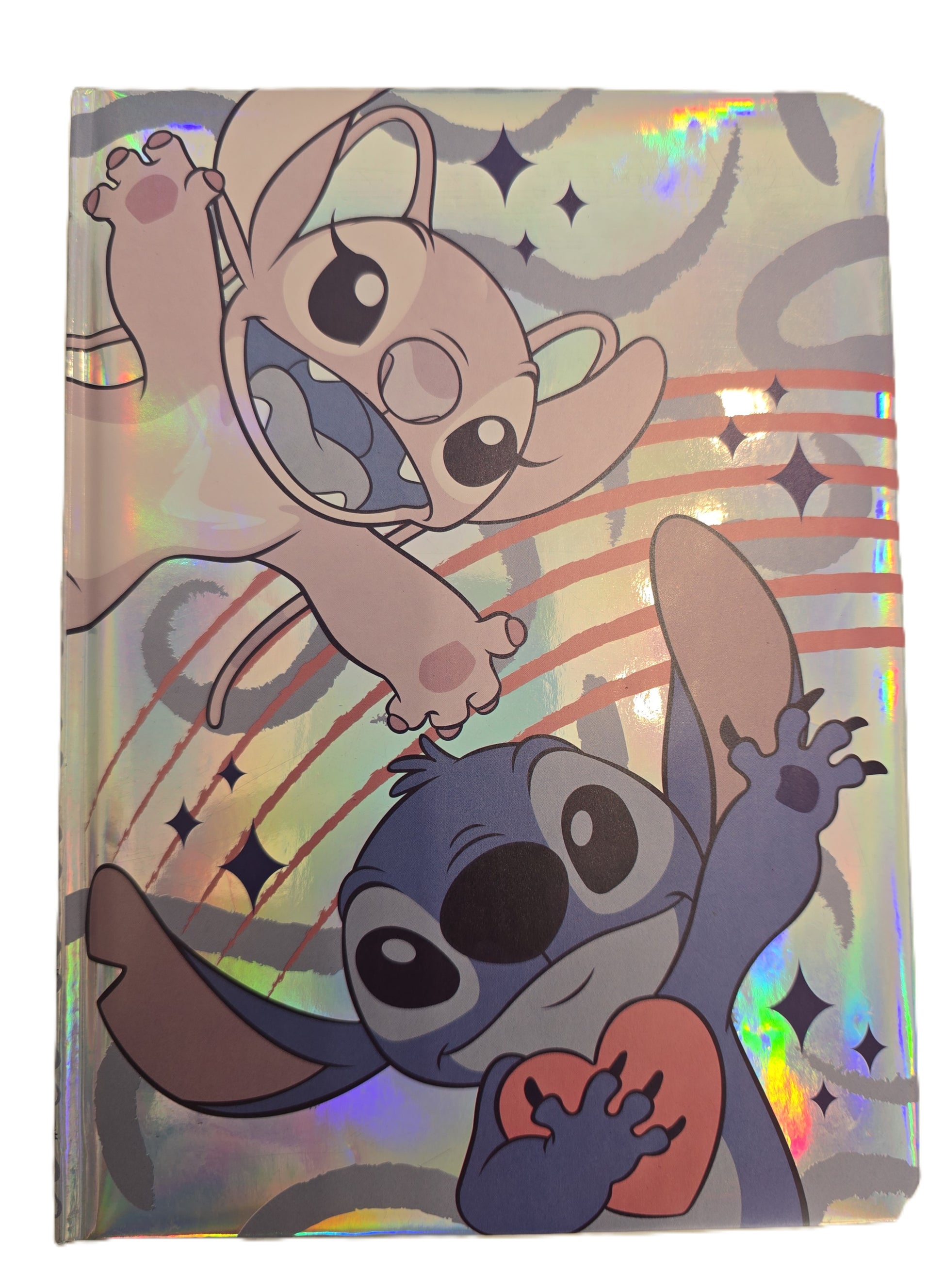 Carnet Stitch & Angel holographique Disney ref 382 ALL FOR KIDS