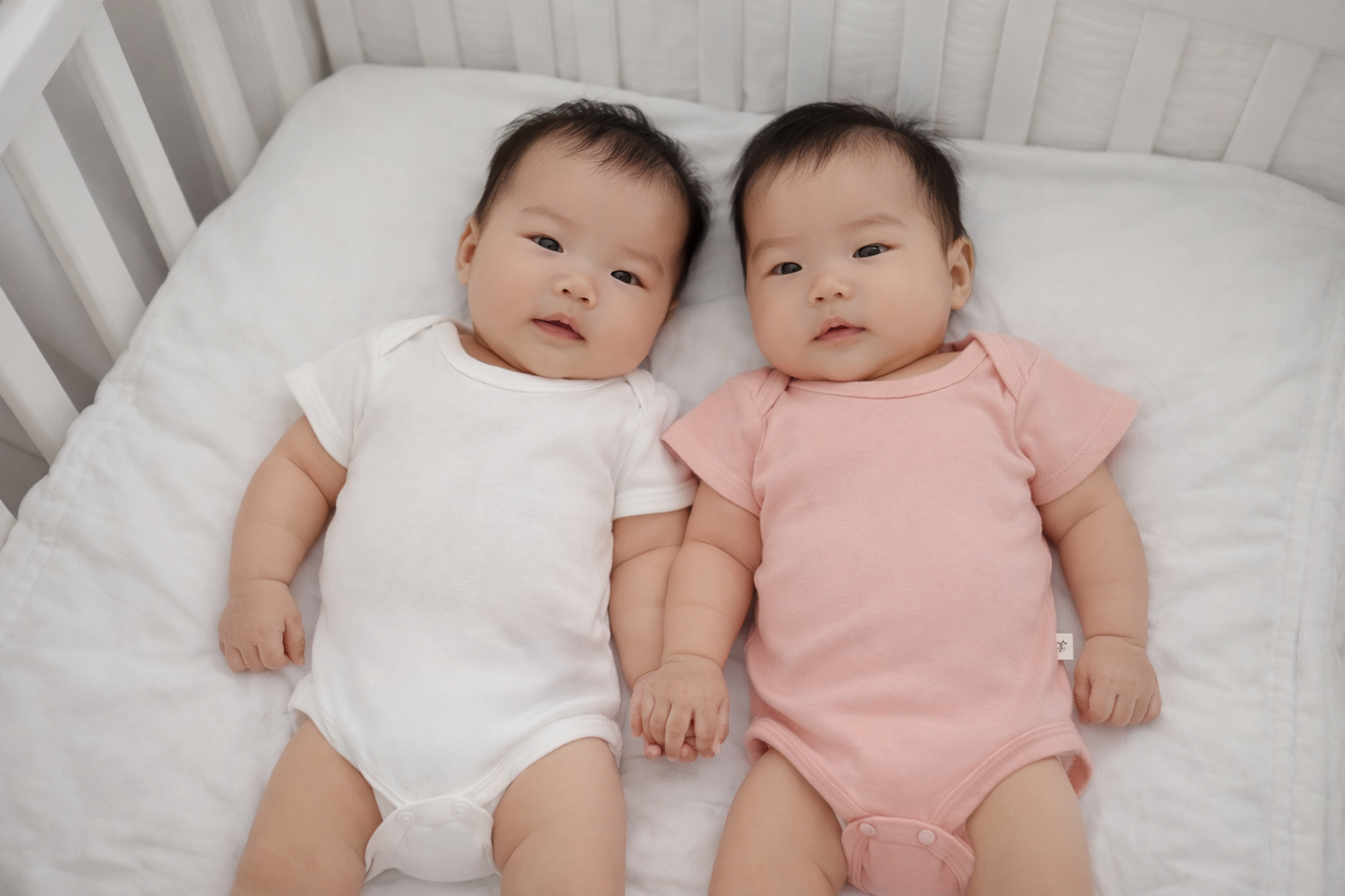 Lot de 2 bodys bébé manches courtes taille de 3 à 18 mois 100% coton ref 0832 ALL FOR KIDS