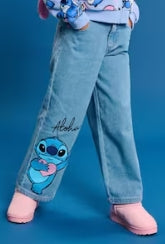 Jean Stitch Aloha fille confort et style de 3 à 7 ans ref 512 ALL FOR KIDS