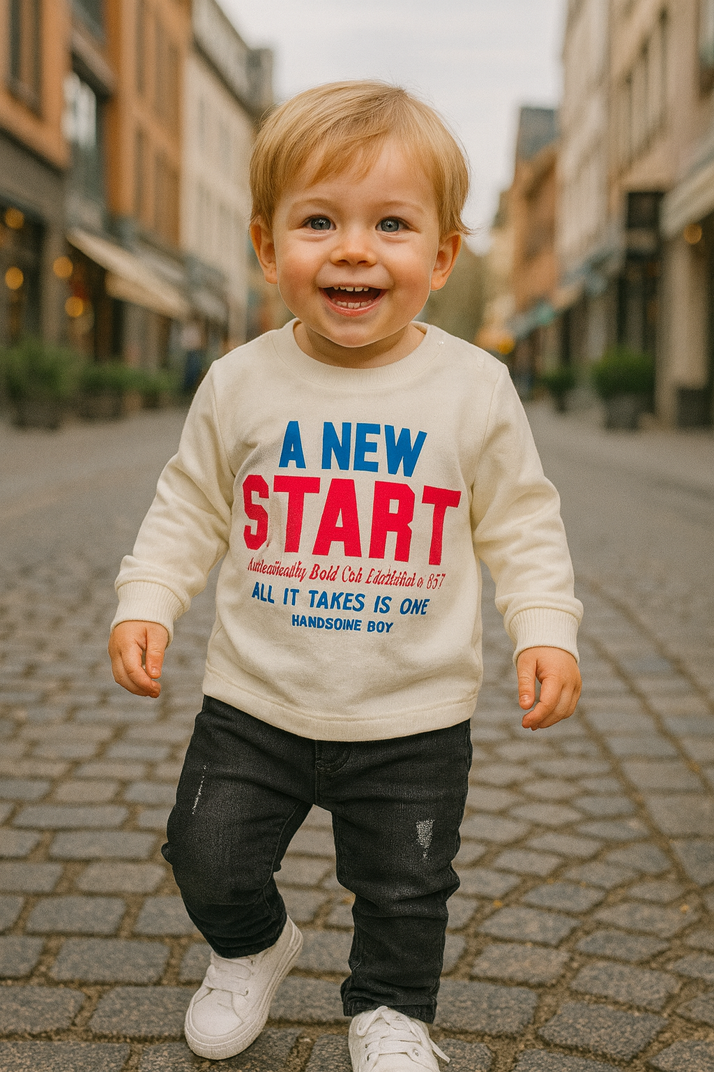 Ensemble bébé garçon tee-shirt manches longues & jean noir taille 12 mois ref 2705 ALL FOR KIDS