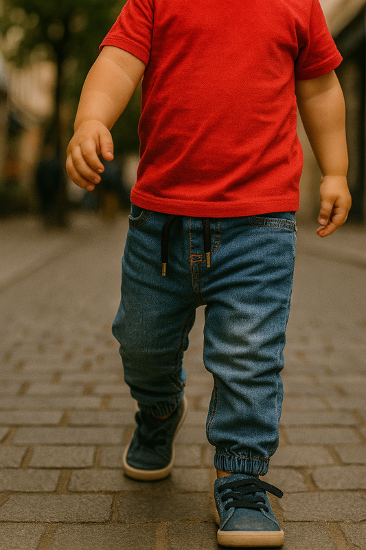 Jean jogger bébé garçon 100% coton dernière taille 1 an  ref 4037 ALL FOR KIDS