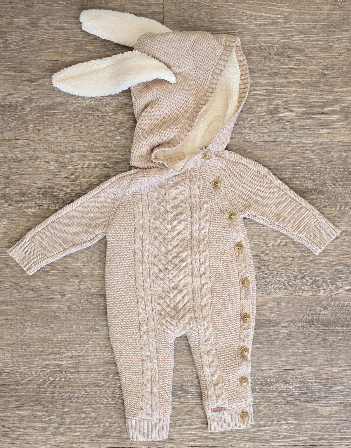 Combinaison en laine bébé unisexe à capuche pour l’hiver All for Kids