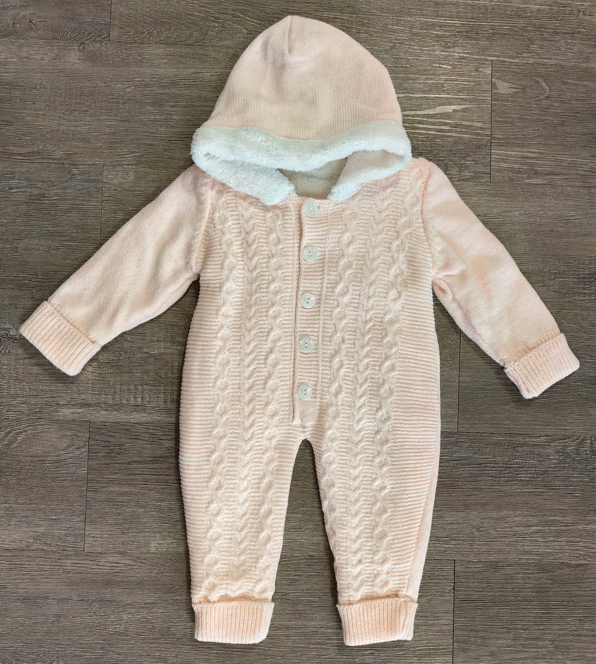 Combinaison pilote bébé fille avec fermeture boutonnée - All for Kids