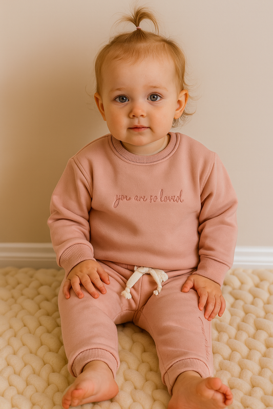 Ensemble Hiver Fille "You Are So Loved" – Chaleur, Tendresse & Style taille de 2 à 5 ans ref 3177 ALL FOR KIDS