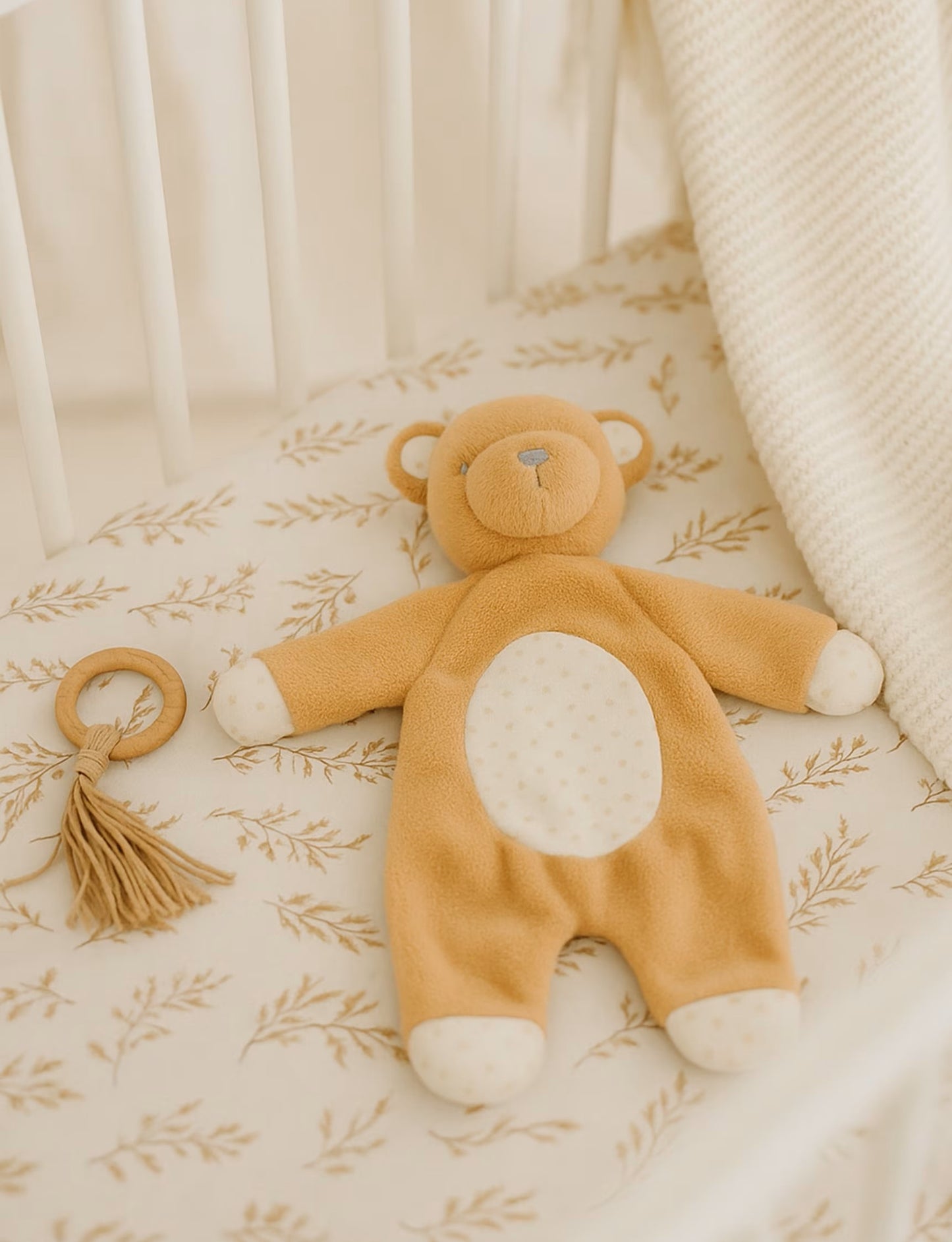Doudou ours apaisant doux et texture moelleuse ref 148