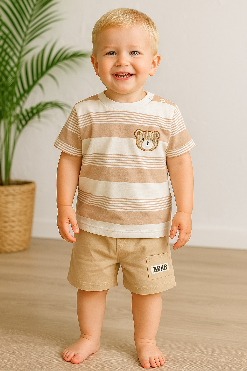 Ensemble bébé garçon Petit Ours 100 % coton