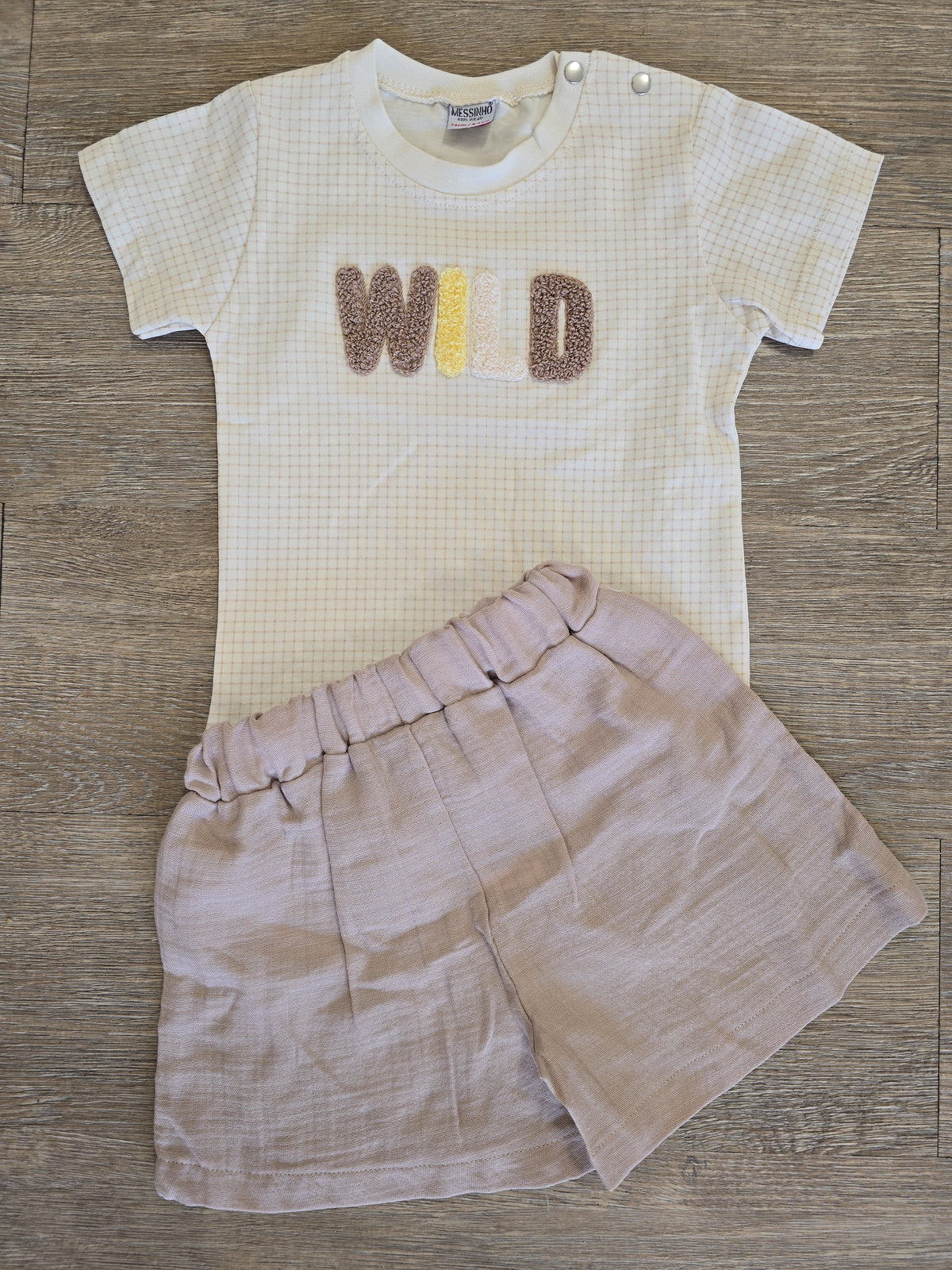 Ensemble bébé garçon WILD en coton, vue 2