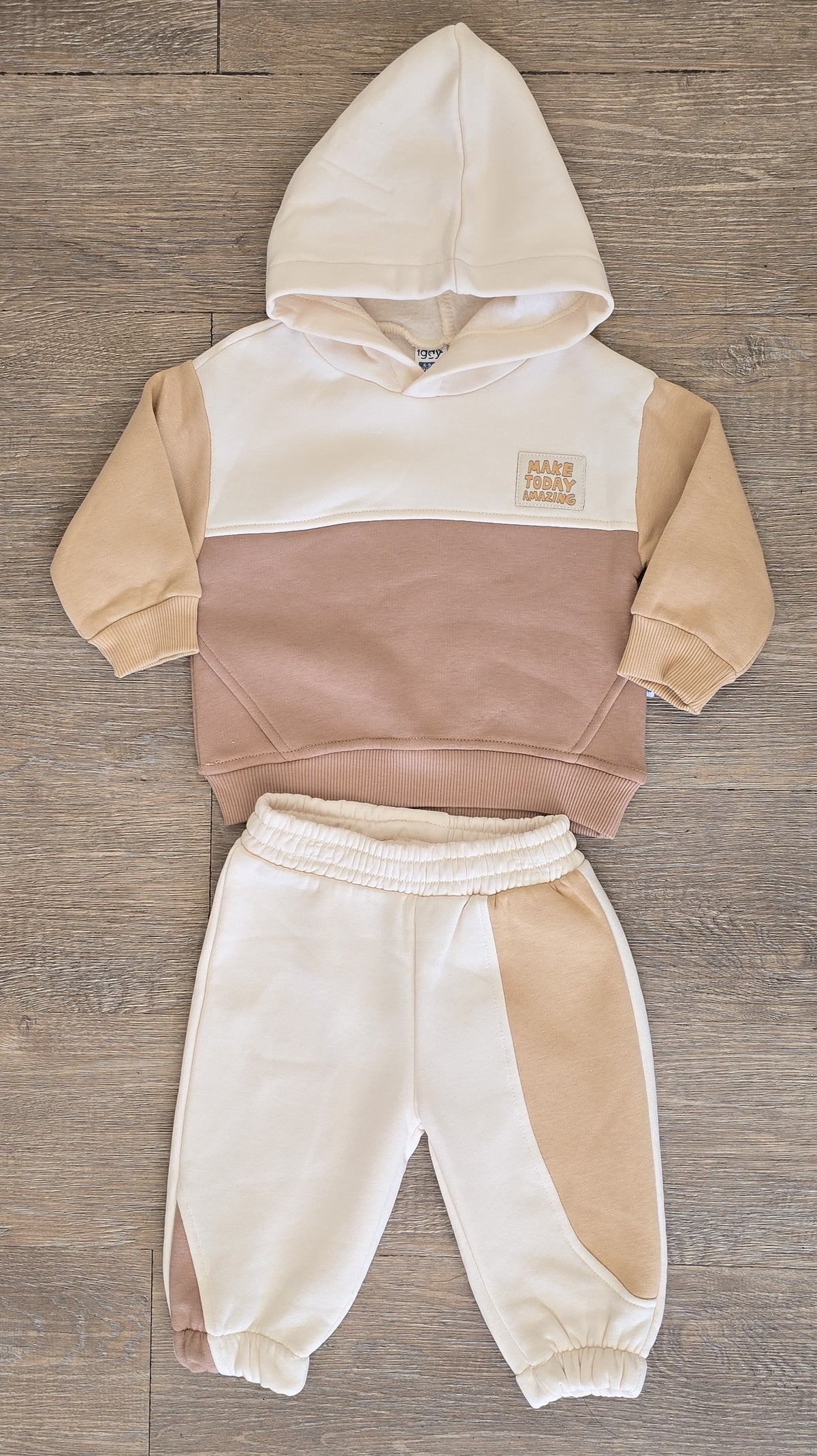 Ensemble chaud bébé garçon 100 % coton 6 à 18 mois