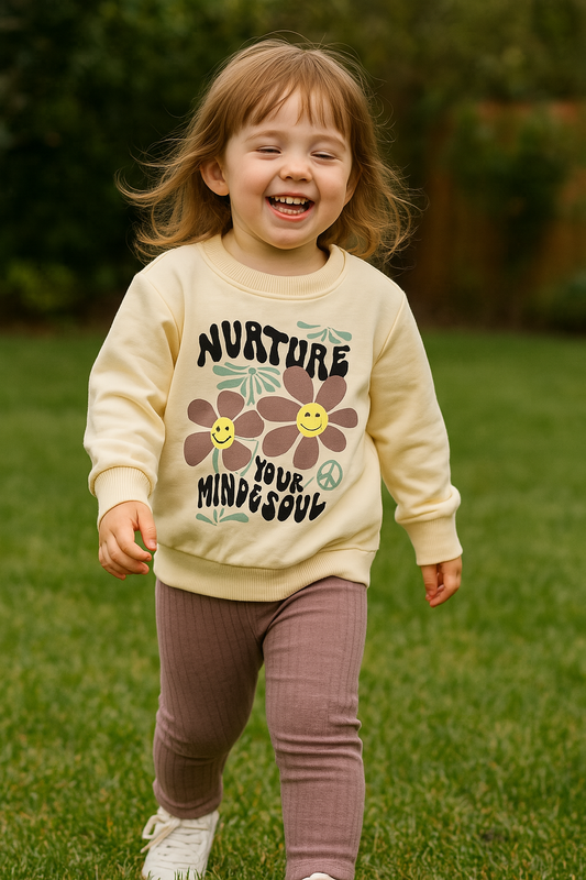 Ensemble fille Pull fleurs & legging vieux rose taille de 2-5 ans ref 10041 ALL FOR KIDS