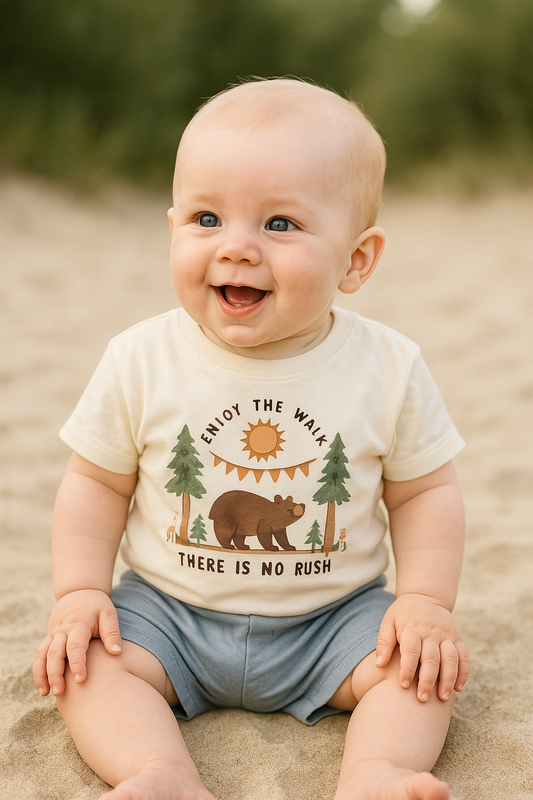 Ensemble bébé garçon ours Tee-shirt & short coton taille de 3 à 12 mois ref 5004 ALL FOR KIDS