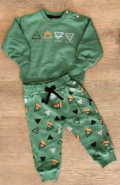 Jogging à motifs bébé garçon ensemble 2 pièces 100 % coton All for Kids