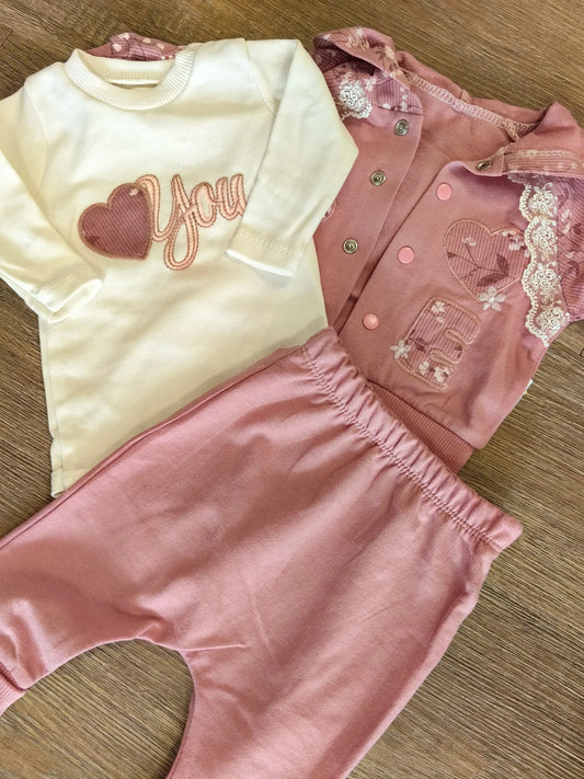 Ensemble bébé fille ref 1239 ALL FOR KIDS