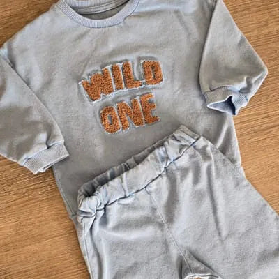 Pantalon ensemble Wild One bébé garçon 100 % coton All for Kids