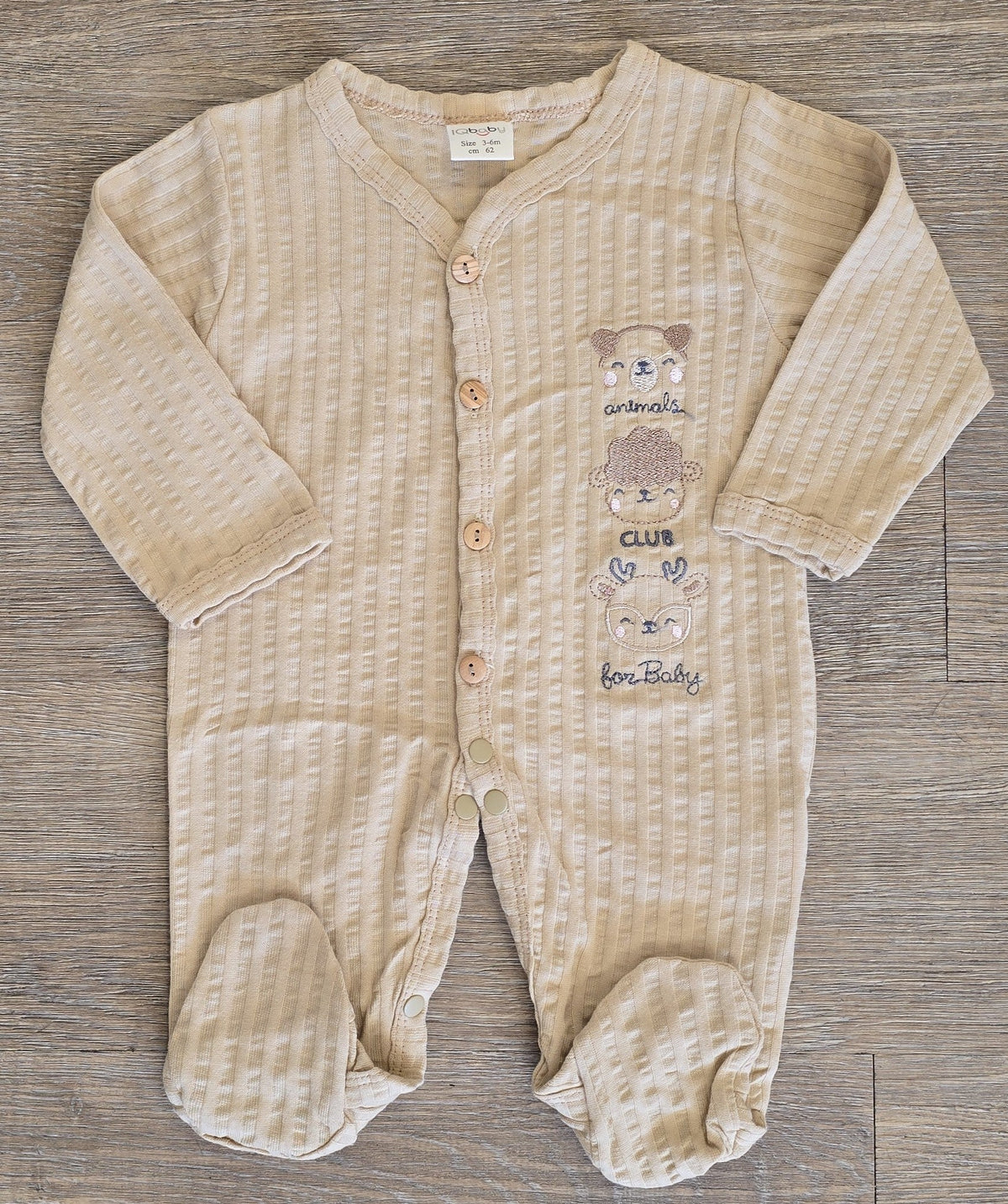 Pyjama bébé 100 % coton – détail 2