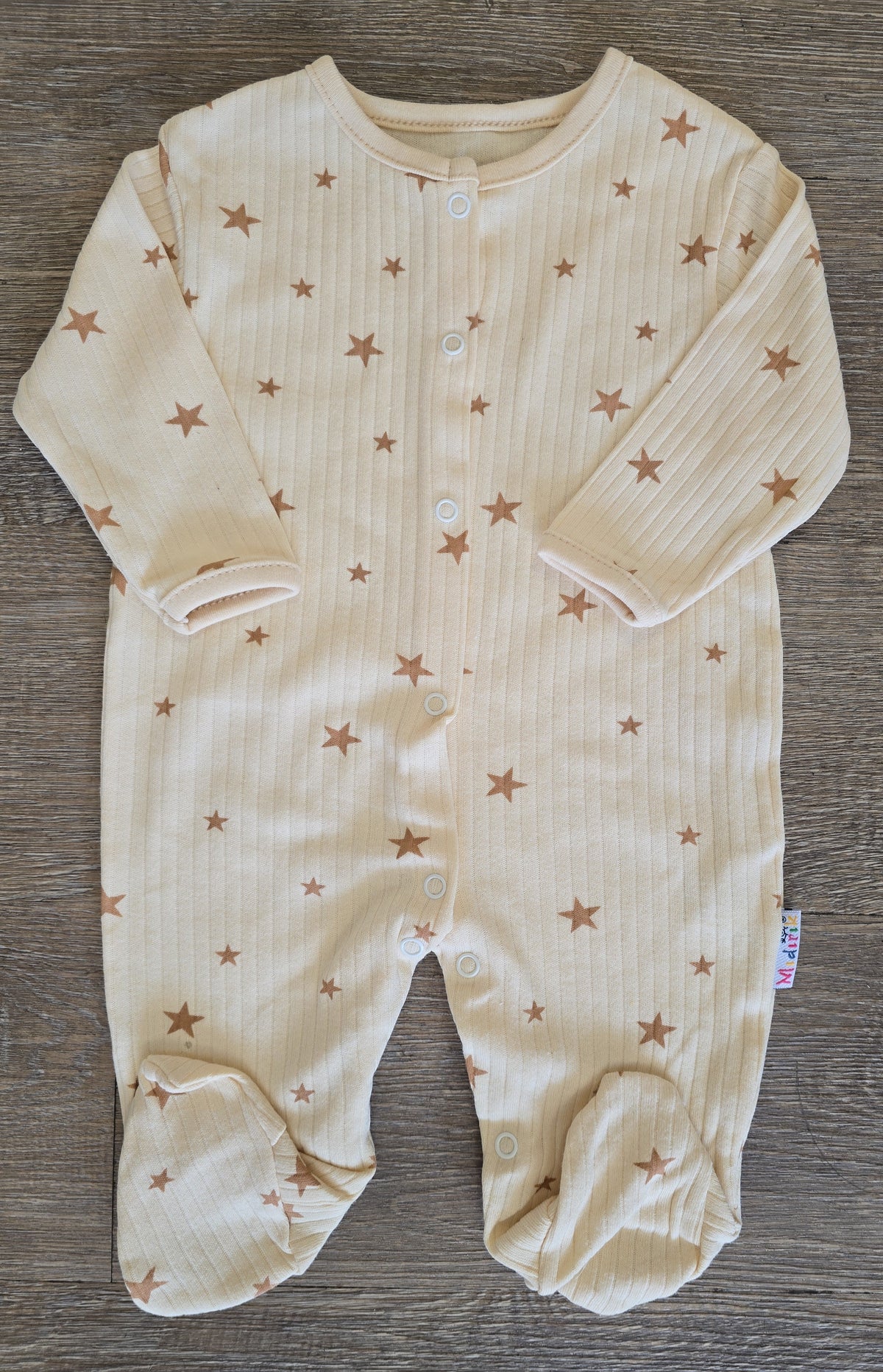 Pyjama bébé étoiles 100 % coton – vue produit
