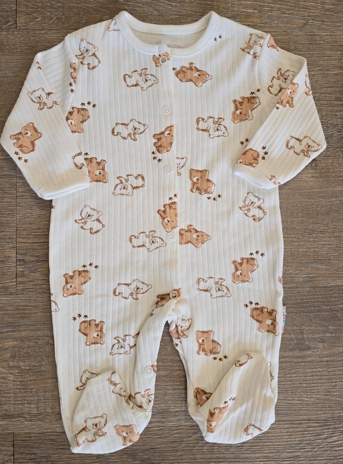 Pyjama bébé oursons 100 % coton – vue produit