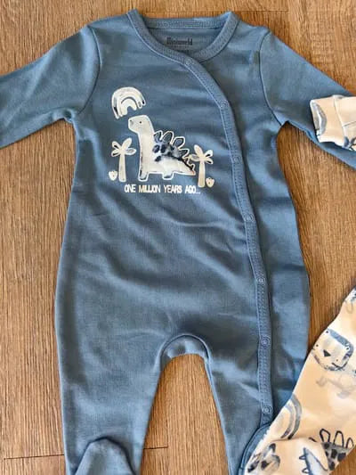 Pyjama bébé garçon taille de 0 à 3 mois 100% coton ref 383 ALL FOR KIDS