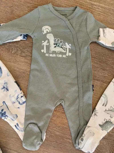 Pyjama bébé garçon taille de 0 à 3 mois 100% coton ref 383 ALL FOR KIDS